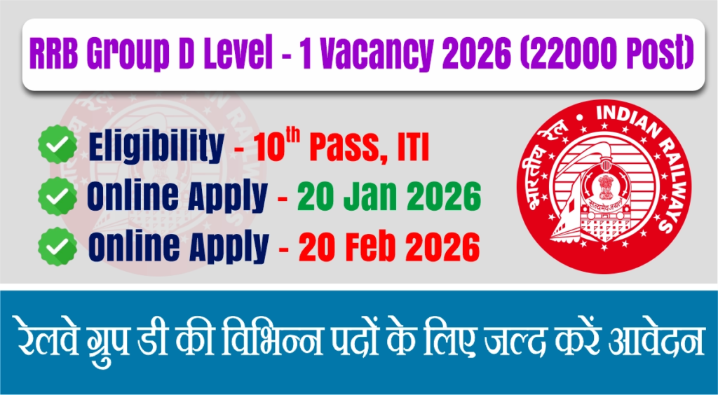 RRB Group D Vacancy 2026
